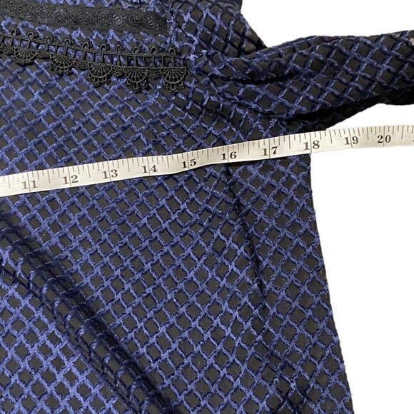 Saloni Sheer Emilie Black Polka Dot Blouse - Picture 4 of 6